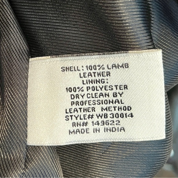 Like new Walter Baker Tan Lamb Leather Moto Jacket size small - Picture 5 of 5